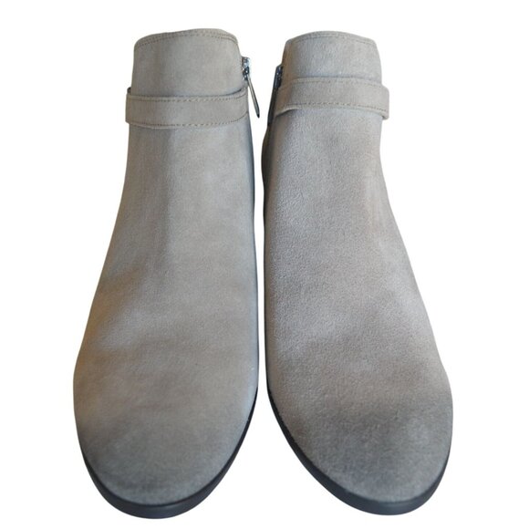 Sam Edelman Pirro Putty Suede Gray Ankle Booties Women's Size 10 Bohemian Casual - Picture 2 of 10